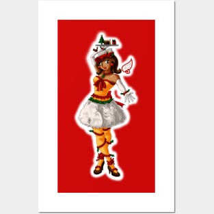 Christmas Cake - Sweet Fairies Posters and Art